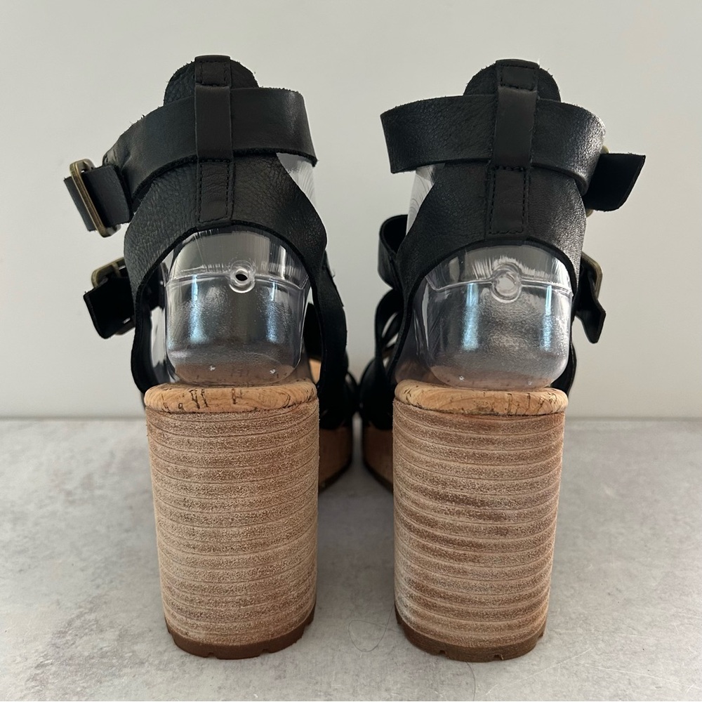 Kork-Ease Camille Gladiator Platform Stacked Heel… - image 8